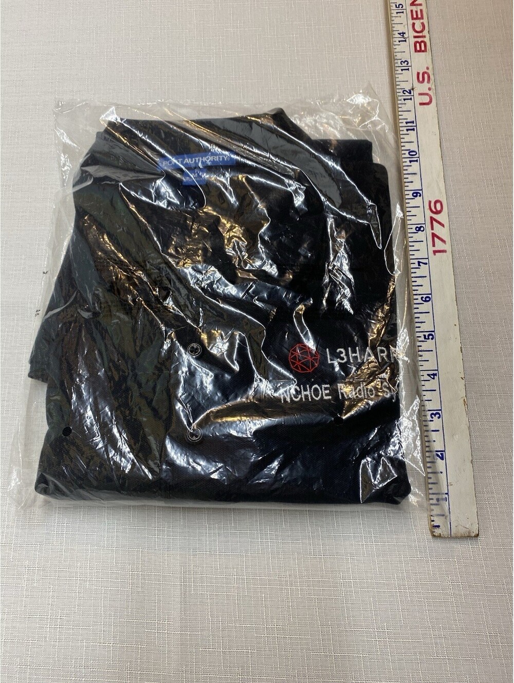 Port Authority® EZCotton™  Polo Medium Black NEW!!! Logo Radio Systems - Picture 9 of 9